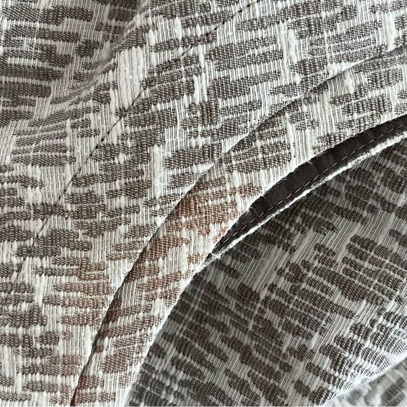 Lafayette 148 New York Neutral Sleeveless Tweed Shift Dress Women's Size 14 - Picture 9 of 9